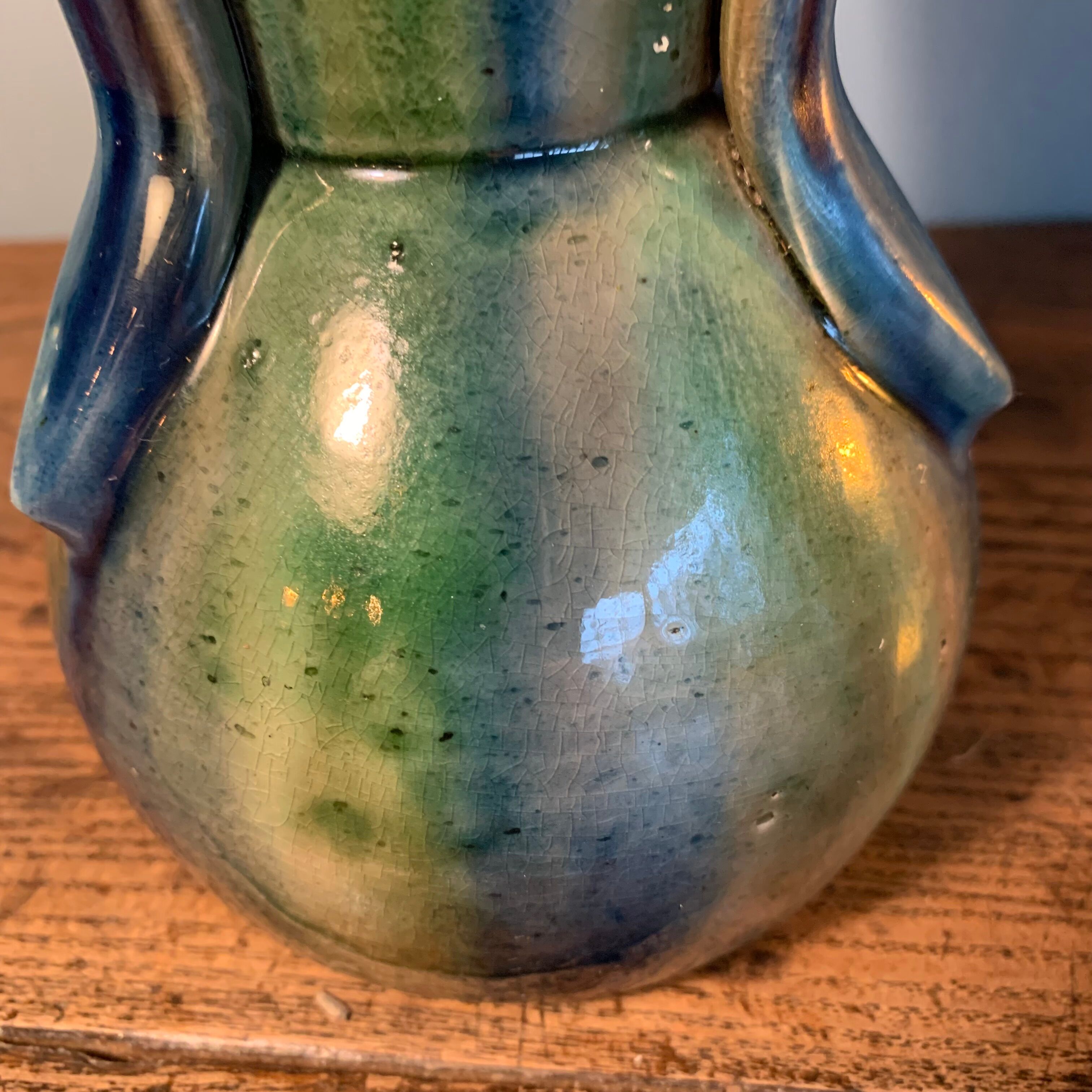 Art Nouveau vase Faience Thulin