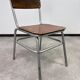 Vintage aluminium dining set