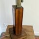 Art Deco table lamp in wood and brass