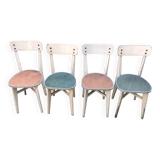 4 vintage bistro chairs from the 50s