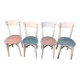 4 vintage bistro chairs from the 50s