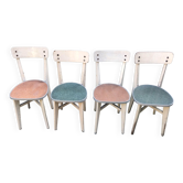 4 vintage bistro chairs from the 50s