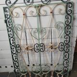 Old wrought iron 2-door gate