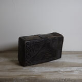 Old wooden spice box