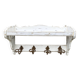 Vintage wall coat and hat rack