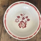 Plat creux à fleurs ancien