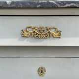 Antique Empire style chest of drawers with detached columns