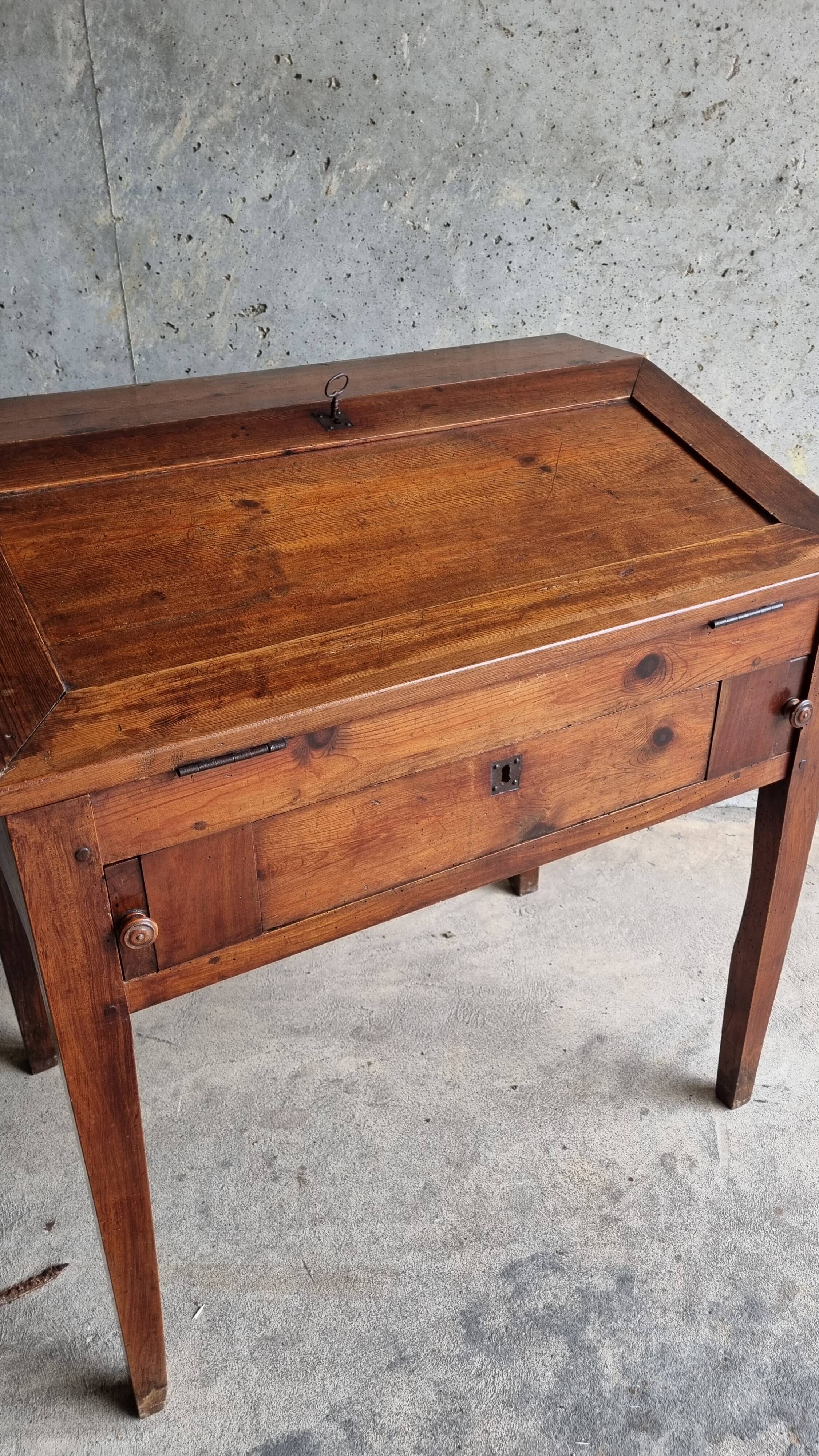 Secrétaire vintage chêne