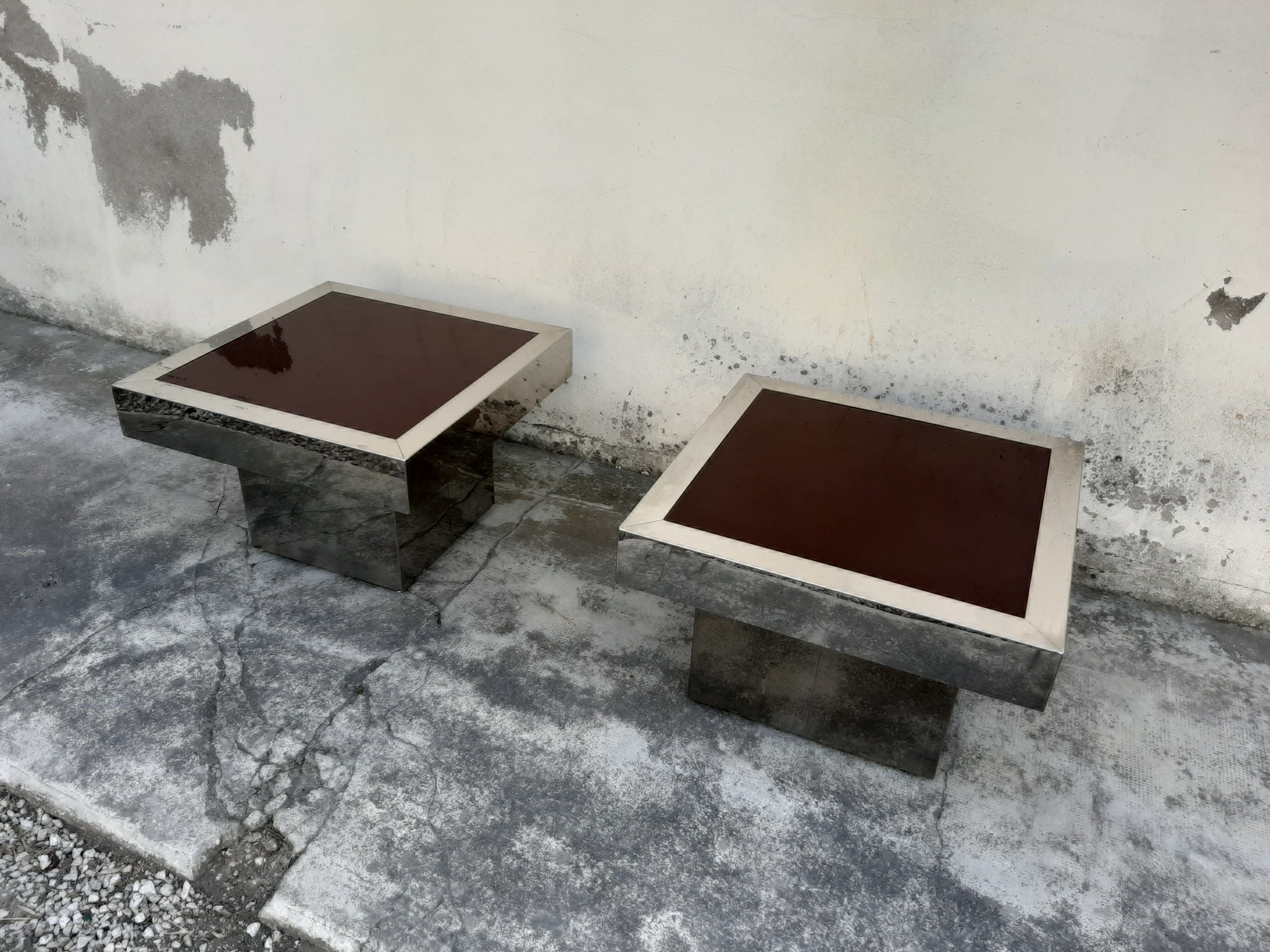 Pair of coffee table 70/80