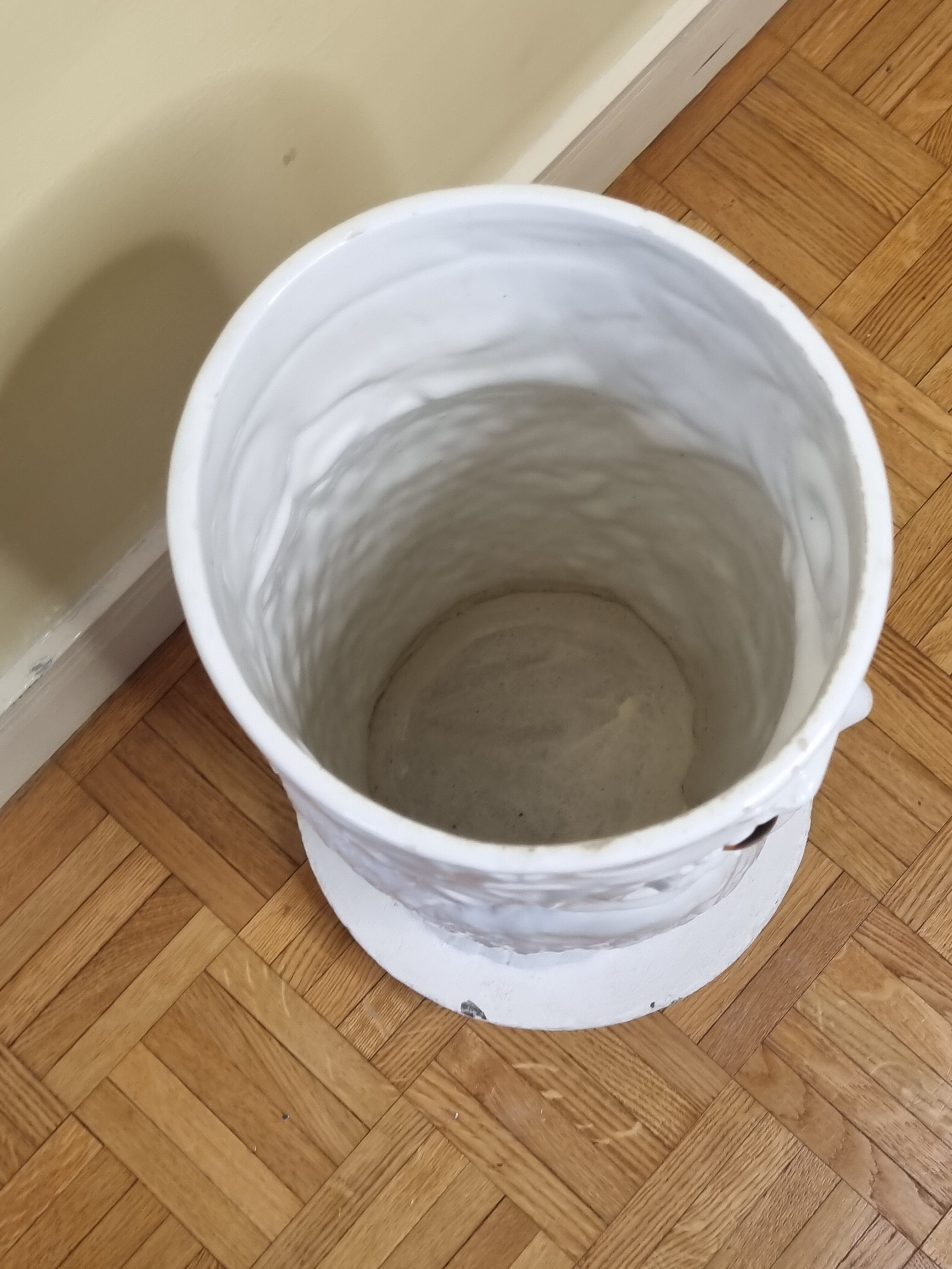 Umbrella door "Owl" in glazed ceramic, Art Deco