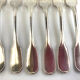 Christofle 10 forks in silver metal model Versailles