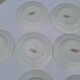8 dessert plates Sarreguemines model Montmorency