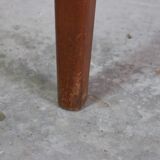 Vintage rectangular teak table with 2 extension spieces, 1960s