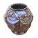 Old pot art deco plants fonte enamel brown