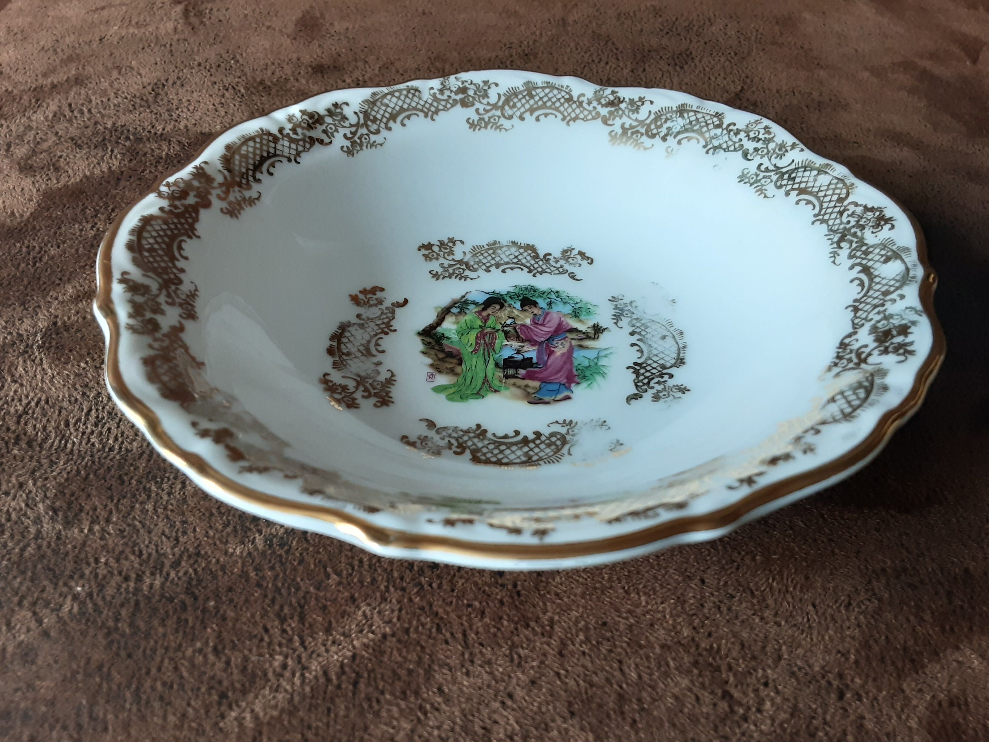Lot de 6 coupelles  porcelaine de luxe