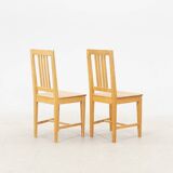 6 vintage Axel Larson chairs from mobel-shop suede