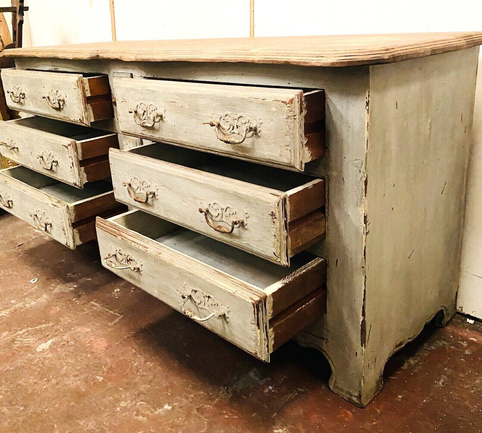 Storage cabinet patinated wood XX Century