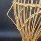 Porte chapeau osier vintage 70