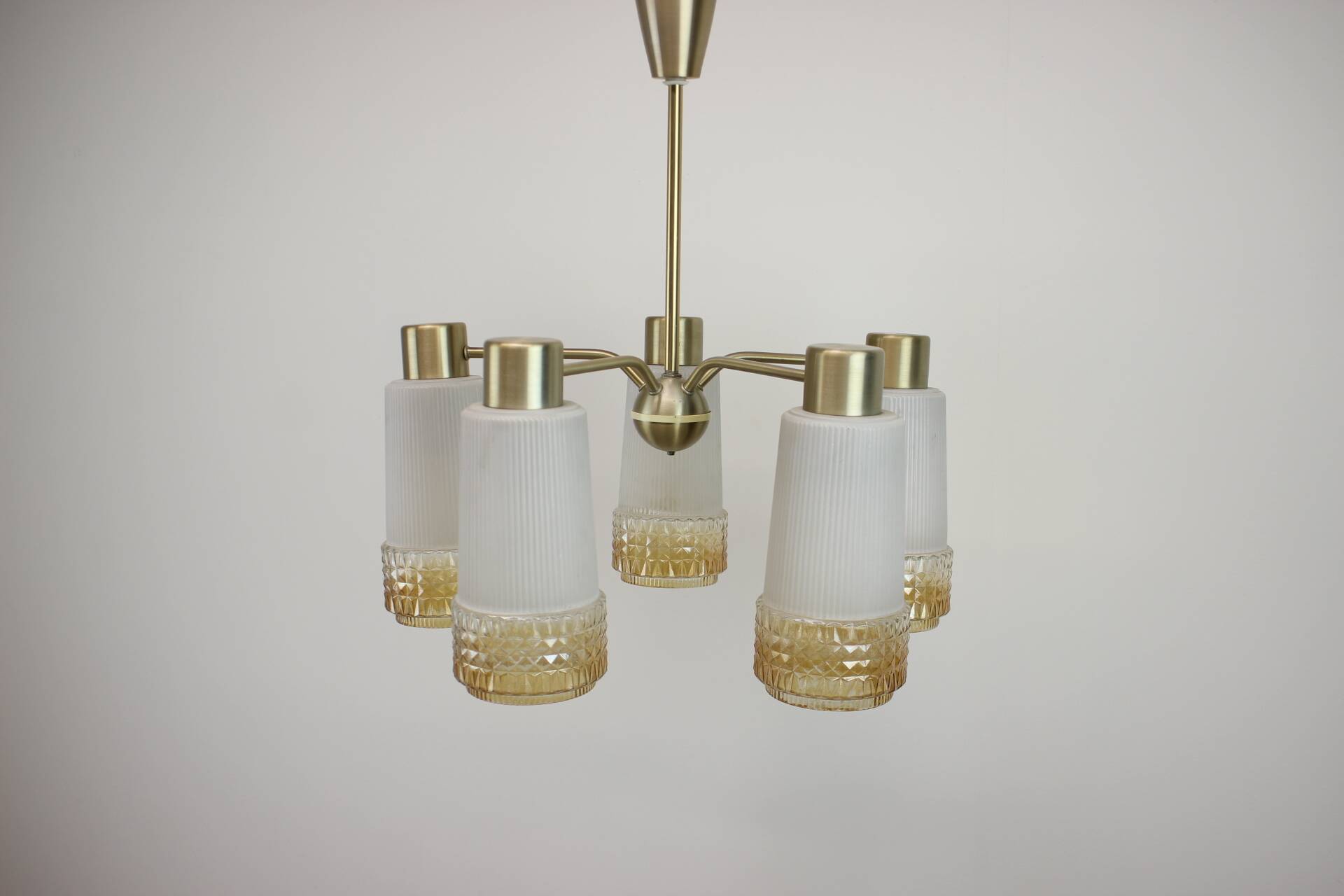 1970's Chandelier by VEB AKA Electric, Germany