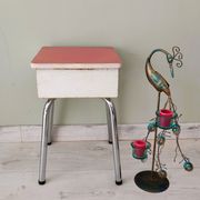 Vintage storage stool