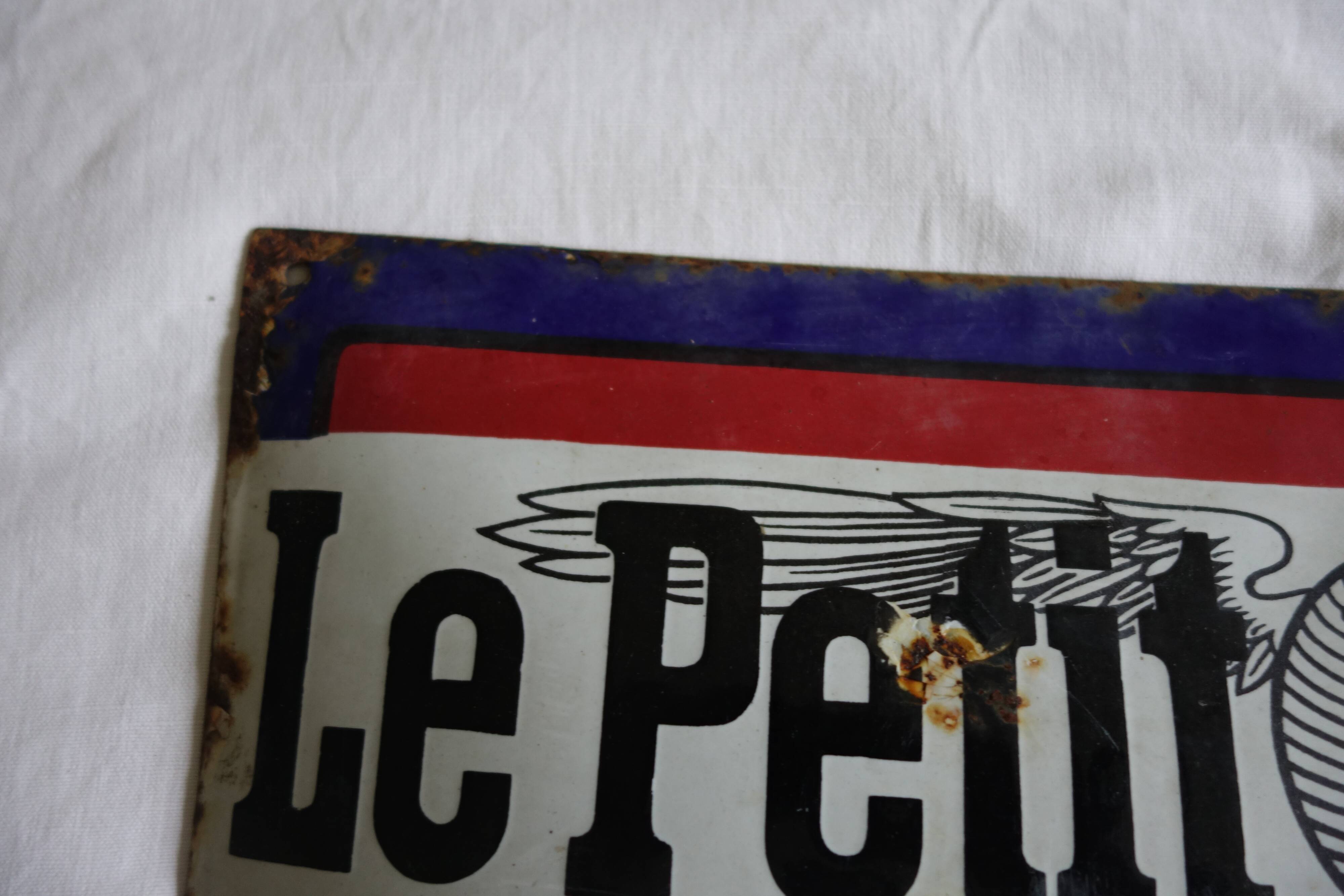 The parisian enamelled plate