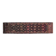 Tapis de couloir vintage turc Oushak fait main en laine et coton rose, années 1970