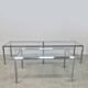 Midcentury chrome sidetables Converta serie Herman Miller