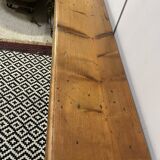 Bibus in solid pine, bookcase in pitch pine, 20th century manufacturing