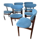 6 chaises Kofod Larsen - Années 70