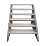 Staircase access scenic / shelf on roullettes