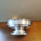 Art Deco cut on foot in silver metal