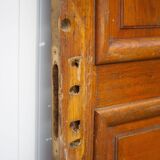 Porte ancienne, porte bois ancienne, porte vintage, porte d'intérieur, porte artisanale, 50's