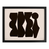 Relief painting - B90 black - signed EAwy