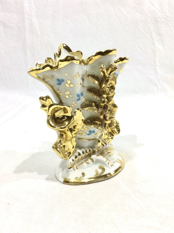 Vase de Mariée en porcelaine Vieux Paris XIXème siècle