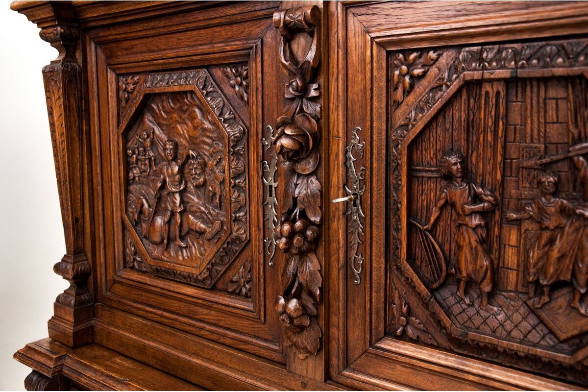 Antique renaissance cabinet