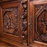 Antique renaissance cabinet
