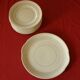 Old dessert service in porcelain Céranord, 13 pieces