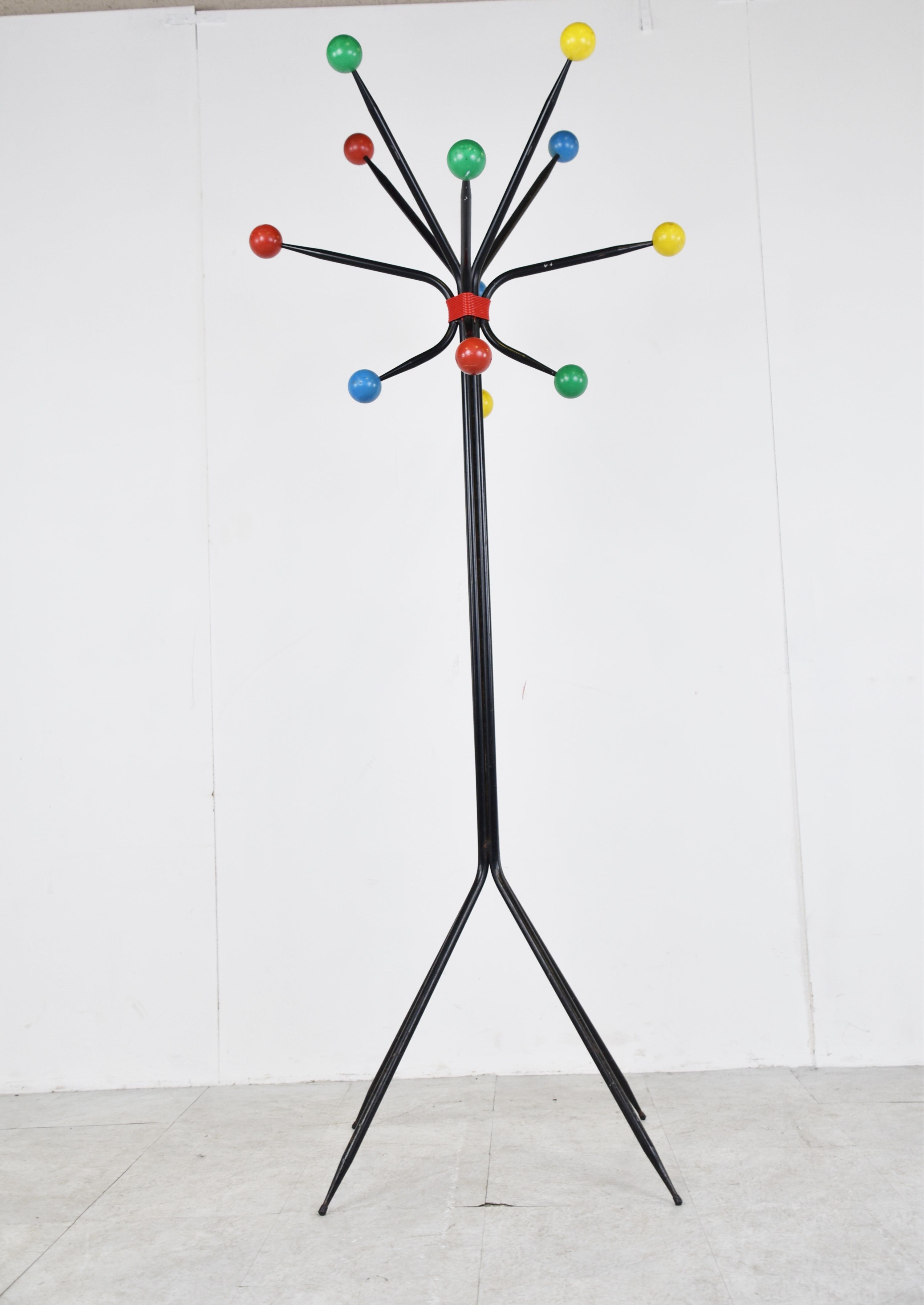 Mid century atomic coat stand, 1950s