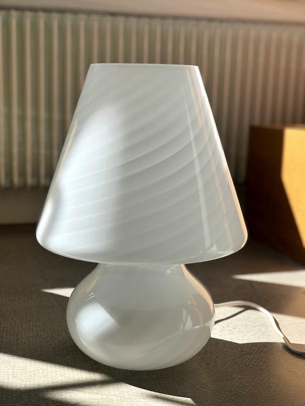 Murano mushroom lamp