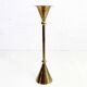 Scandinavian brass candle holder
