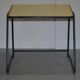 Stackable British military office table in stainless steel