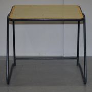 Table de bureau empilable militaire britannique en acier inoxydable