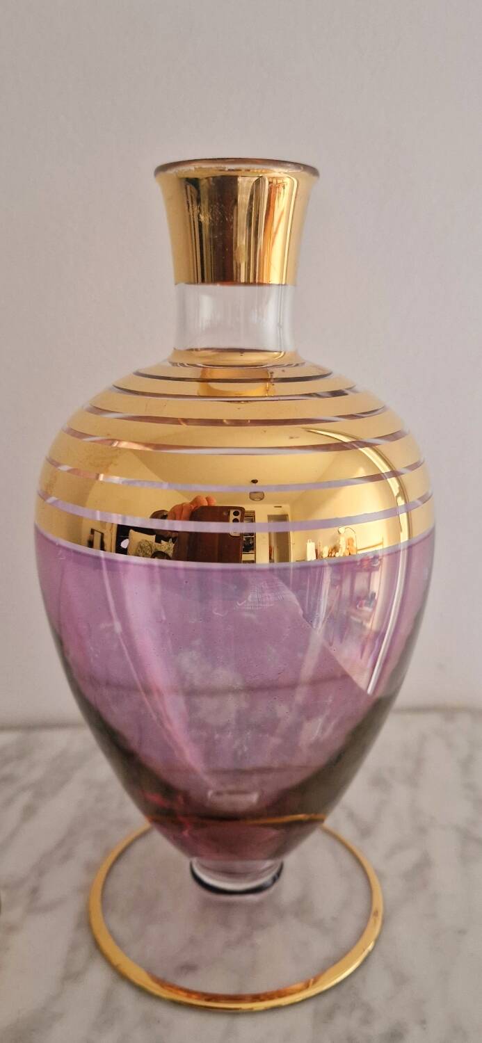 Carafe à liqueur verre soufflé