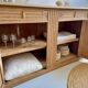 Grand Art Deco buffet in solid oak - Vintage sideboard