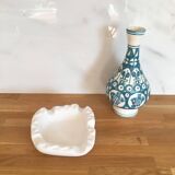Empty matt white ceramic pocket 1950