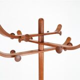 Rare large “No. 20” teak coat rack by Søren Nissen & Ebbe Gehl for Aksel Kjersgaard / 1960s / 1970s / Mid Century Danish Modern Design