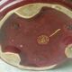 Cache pot en faience fives lille decor emaille epoque art nouveau