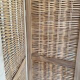 Woven wicker screen