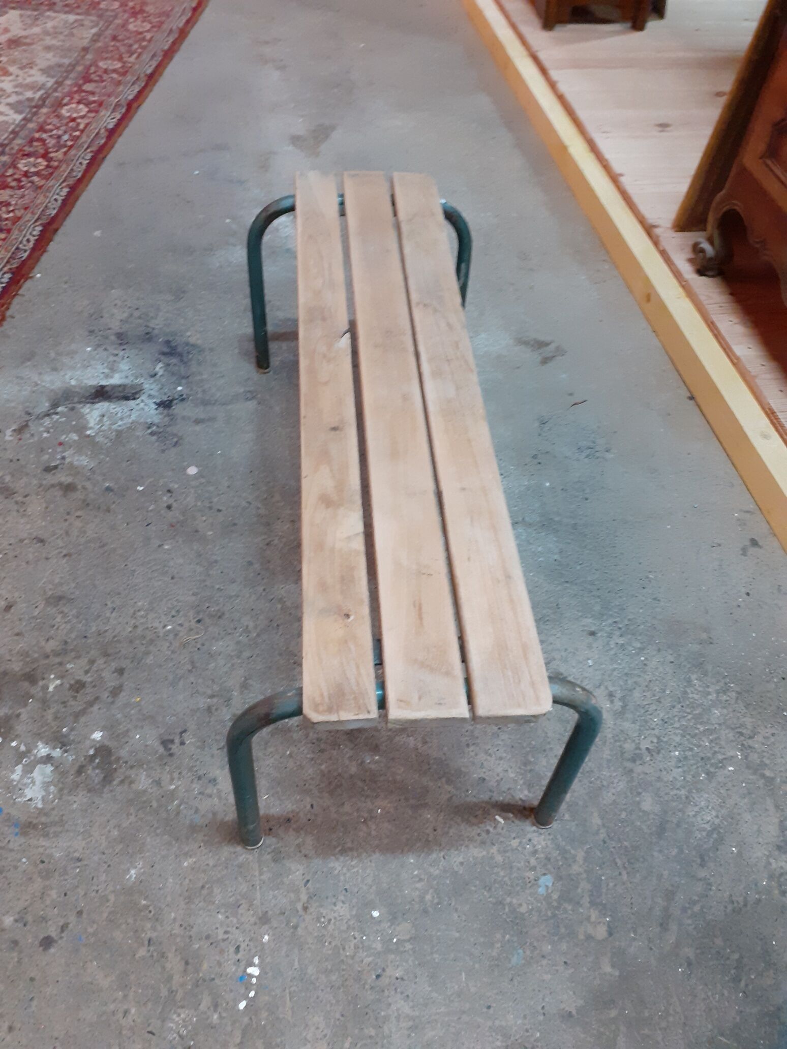 Old school bench for children