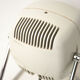 Vintage lay lamp by Harvey Guzzini for Harvey Luce, made in Italy, white metal lamp, space age, 60's